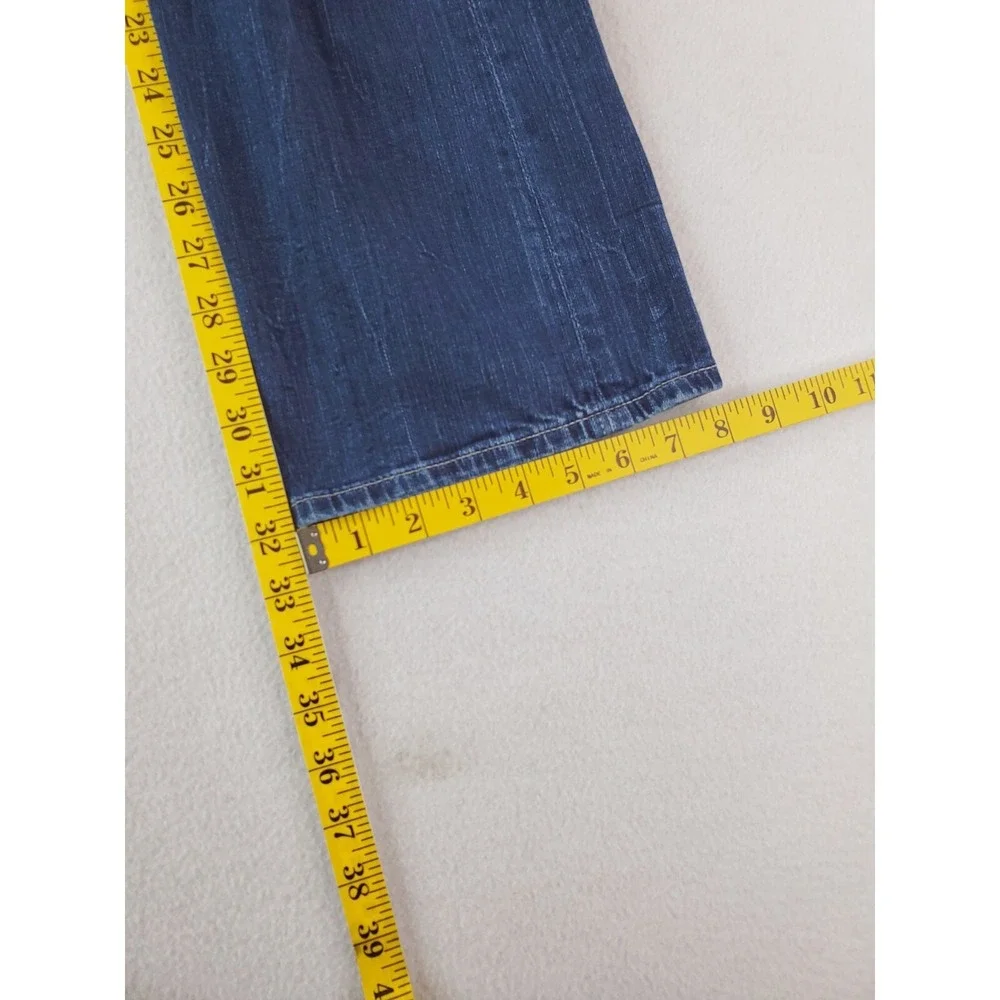 Big Star Jeans Womens 26‎ Maddie Bootcut Y2K Low Rise Distressed Stretch Denim